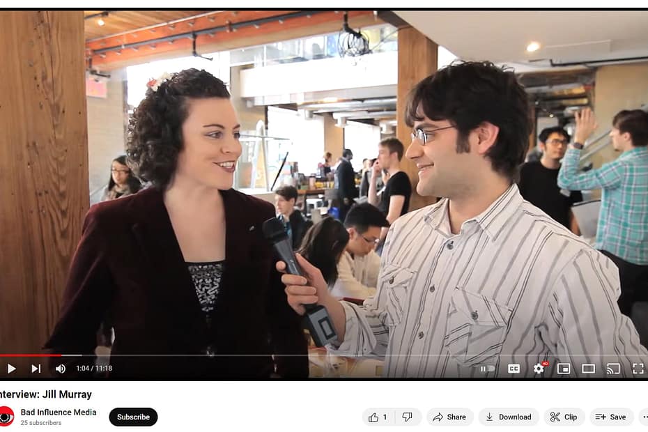 Jill Murray interviewed by Eric Weiss at the Ocho hotel in Toronto